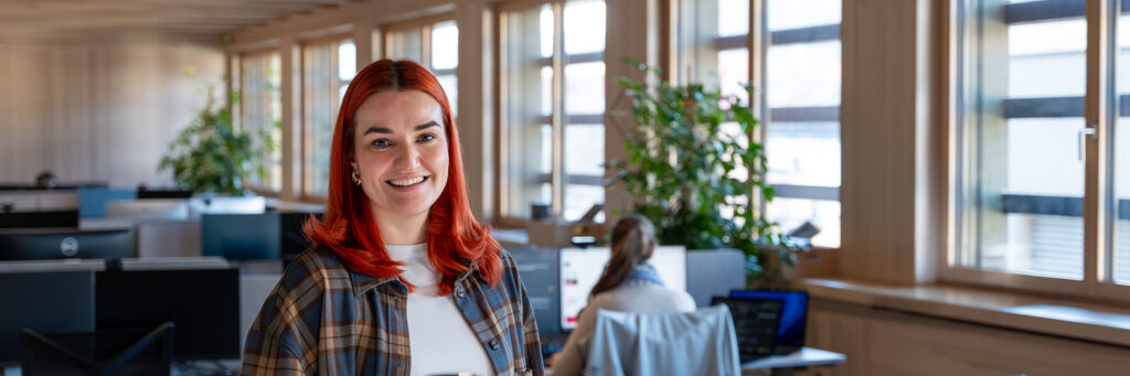 Franka im Beetroot-Büro